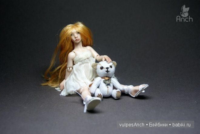 Олешка. Авторская фарфоровая кукла в масштабе 1:12 (фото 5)