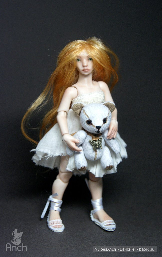 Олешка. Авторская фарфоровая кукла в масштабе 1:12 (фото 6)