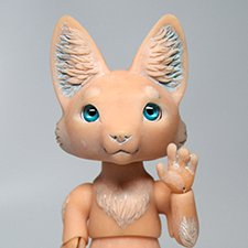 Новая авторская кукла шарнирный лис