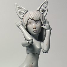 Девочка-лисичка - шарнирная кукла