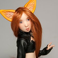 шарнирная кукла Девочка-лисичка