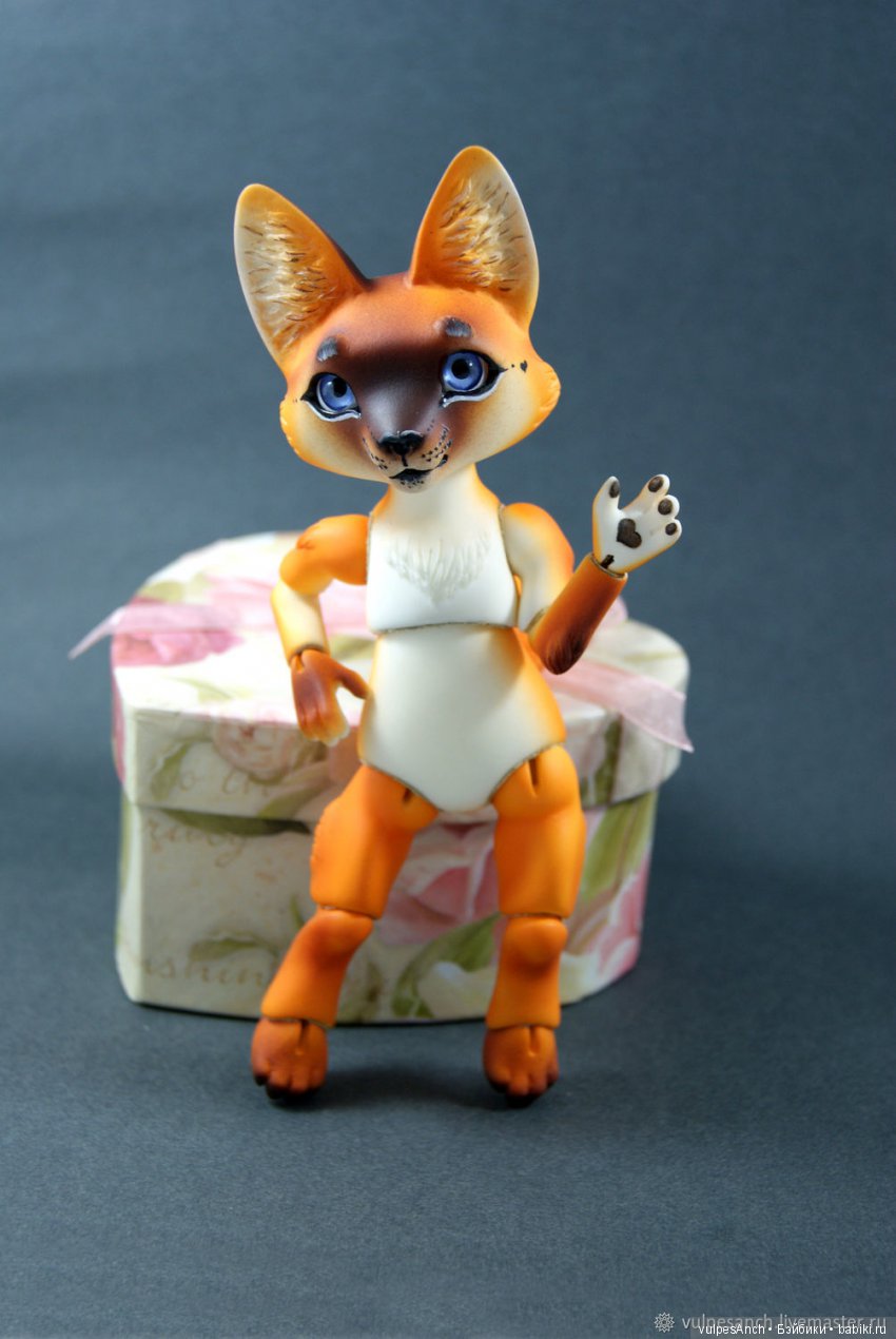 Хитрый лис — Авторские шарнирные куклы своими руками: лепка (фото 4)