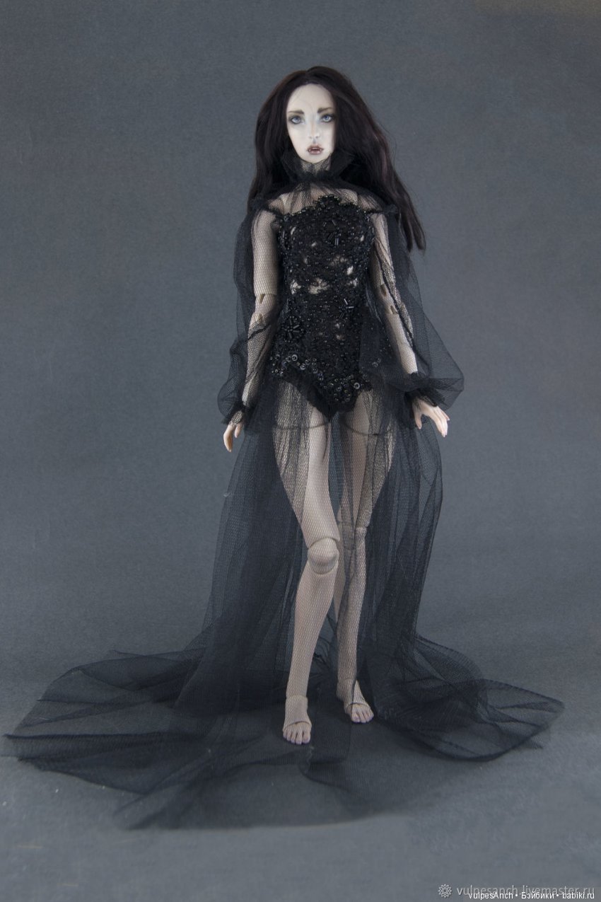Авторская фарфоровая шарнирнирная кукла Лилит | Бэйбики Авторская фарфоровая шарнирнирная кукла Лилит (фото 5)