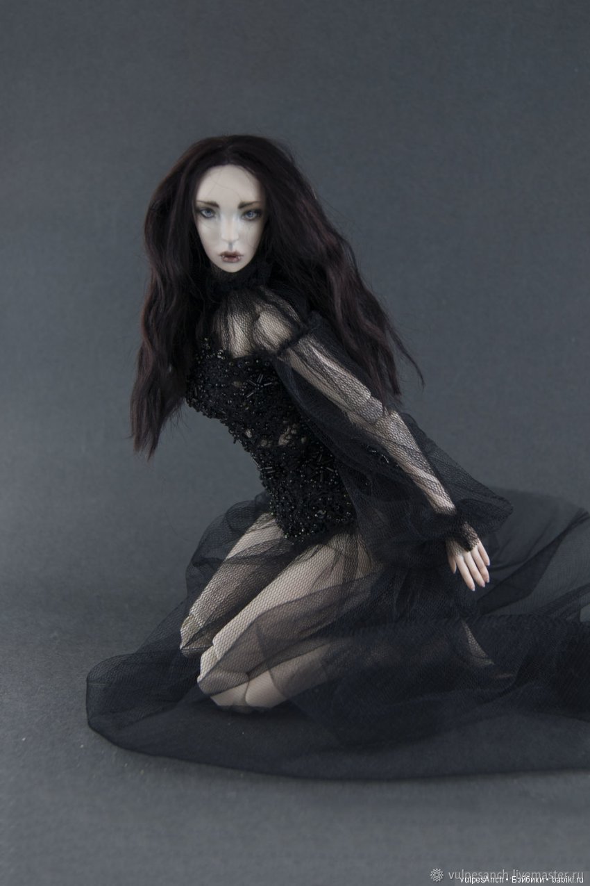 Авторская фарфоровая шарнирнирная кукла Лилит | Бэйбики Авторская фарфоровая шарнирнирная кукла Лилит (фото 2)