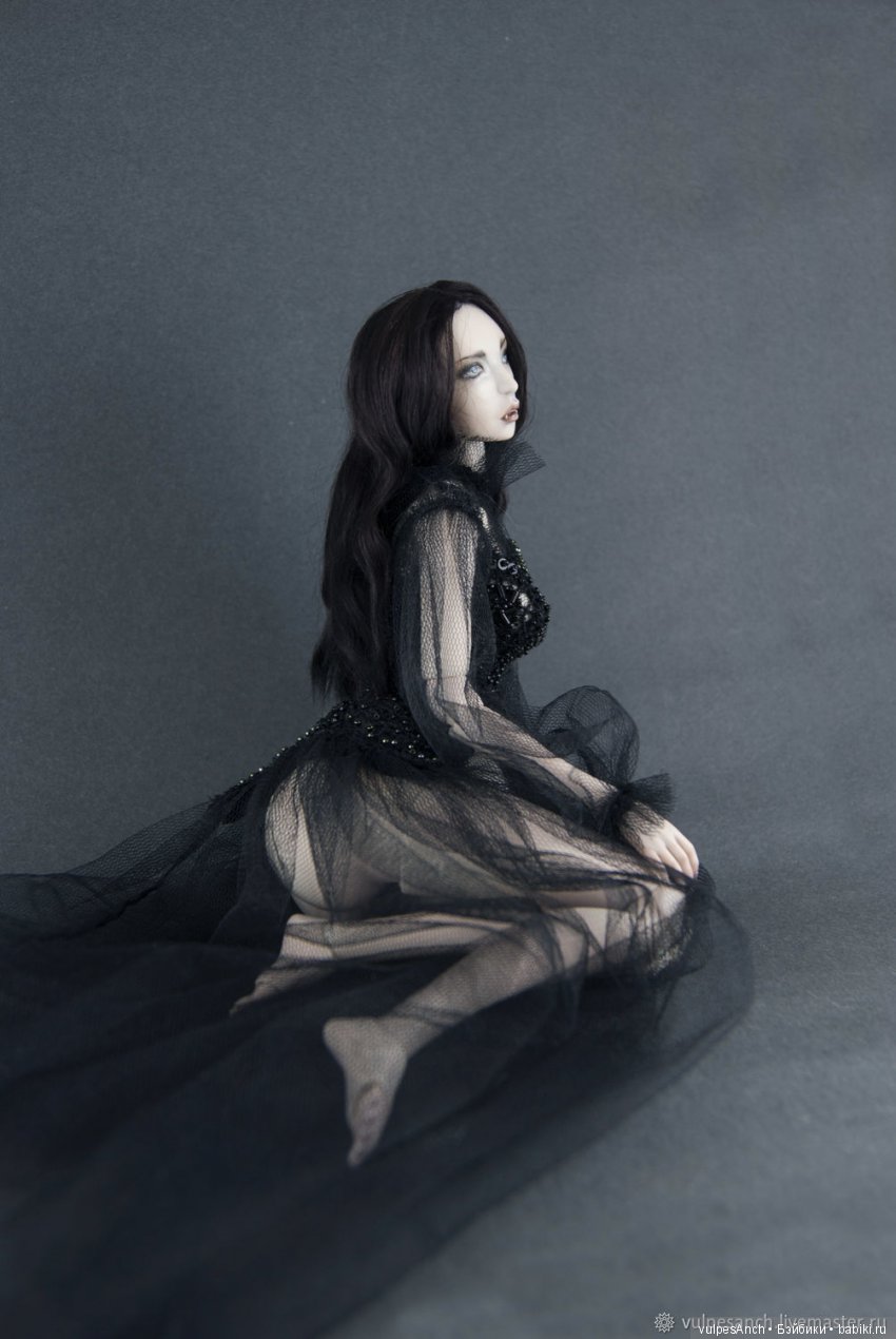 Авторская фарфоровая шарнирнирная кукла Лилит | Бэйбики Авторская фарфоровая шарнирнирная кукла Лилит (фото 4)