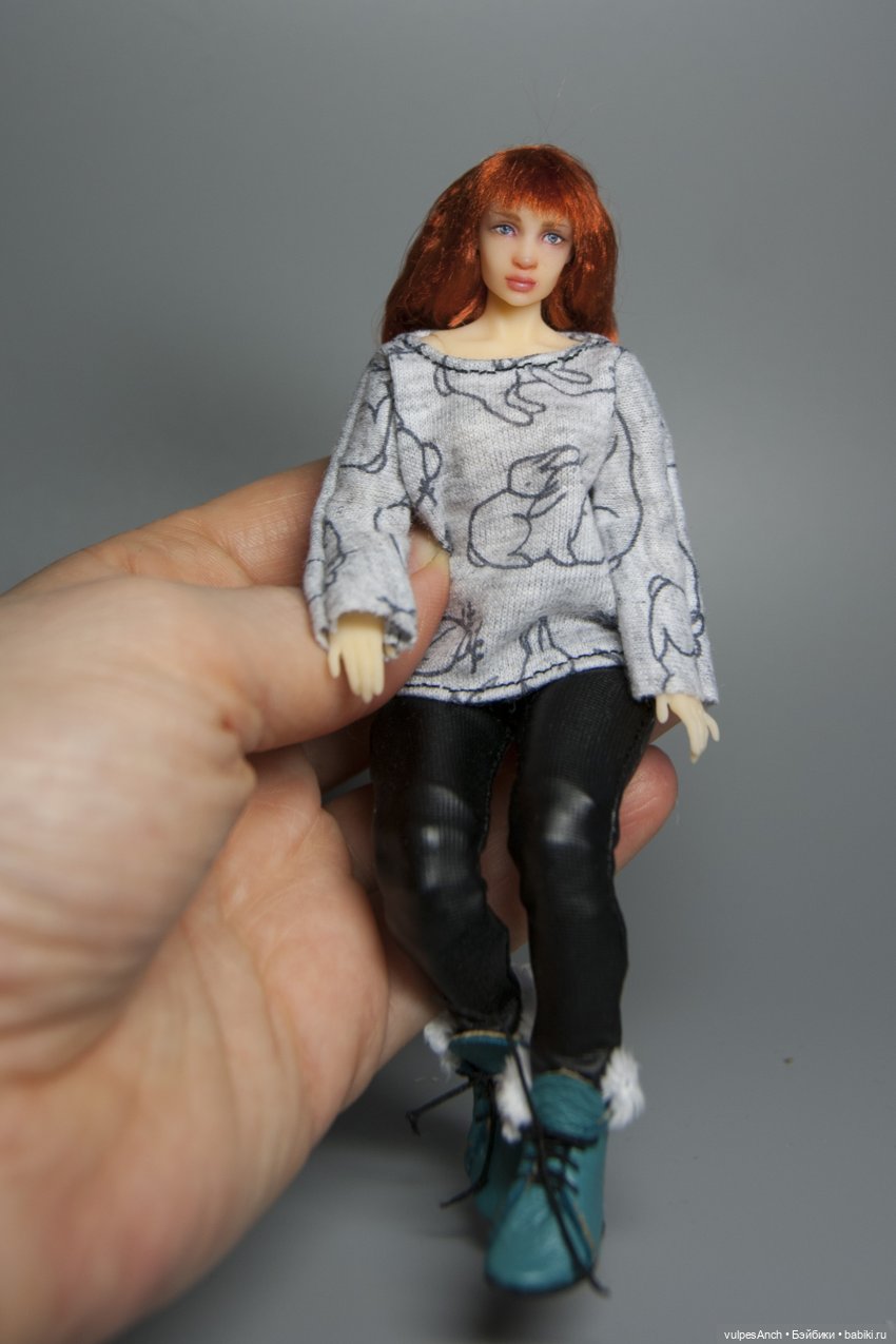 IДиана и Настя - шарнирные куклы в масштабе 1:12 (фото 6)