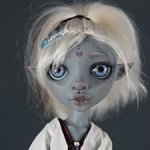 Шарнирная кукла Леля темный эльф