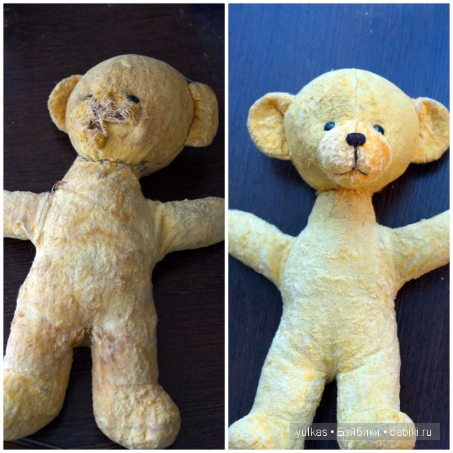 Реставрация мишки Тедди