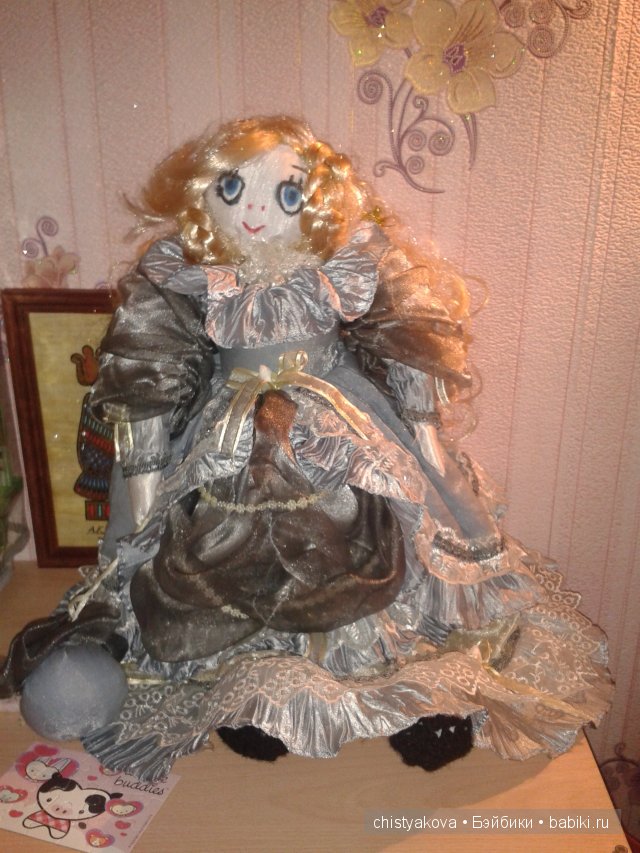 Муза. Авторская кукла из ткани