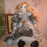 Муза. Авторская кукла из ткани
