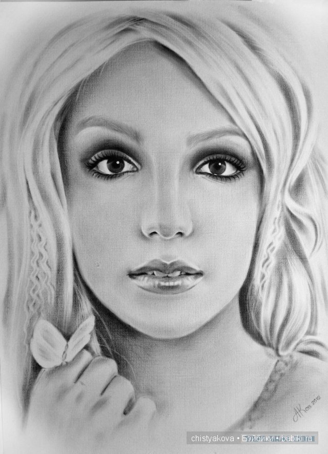 Работы сухой кистью художника Елены Коваленко