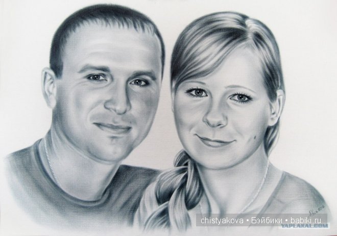 Работы сухой кистью художника Елены Коваленко