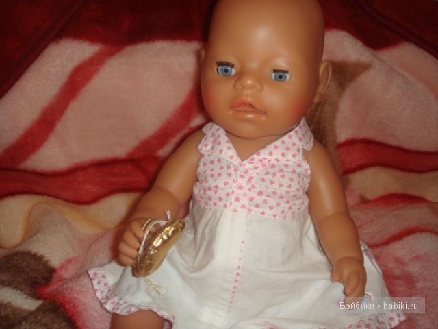 Кукла Беби борн Каринка — Пупсы Baby Born и Baby Annabell (Zapf): интерактивные (фото 3)
