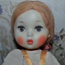 Кукла советская Машенька,Ленигрушка,ранняя,клеймо "мишка"