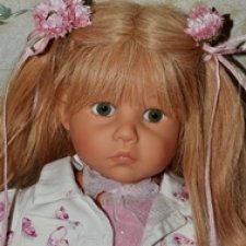Редкая коллекционная кукла Елена блондинка от Sybille Sauer для Schildkrot