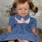 Характерная кукла Famosа Фамоза Испания.Подмигивает,меняет мимику лица.