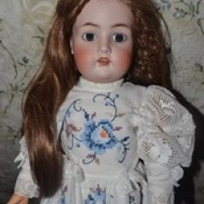 Антикварная кукла Hertel&Schwab молд 136/11, 60 см.Германия.