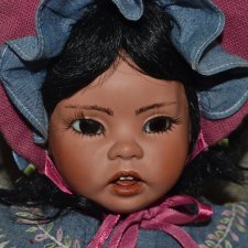 Фарфоровая кукла работы неизвестного мастера.