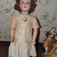 Антикварная кукла Armand Marseille 390,A13M, рост 75 см.