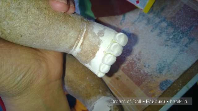 Попытка реставрации куклы из композита. Мастер-класс