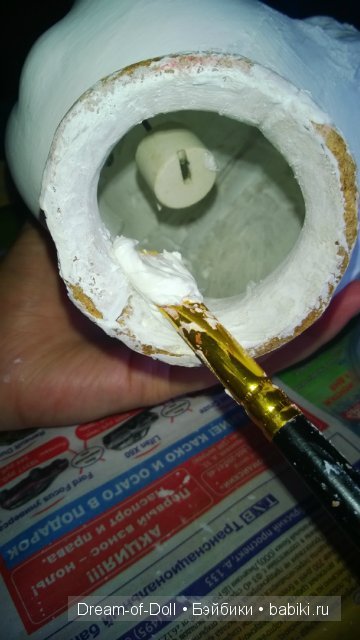 Попытка реставрации куклы из композита. Мастер-класс