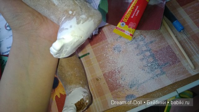 Попытка реставрации куклы из композита. Мастер-класс