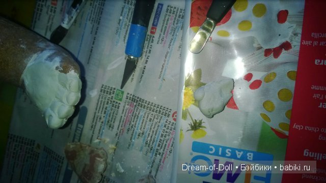 Попытка реставрации куклы из композита. Мастер-класс