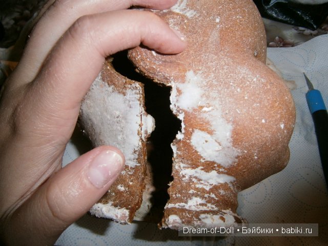 Попытка реставрации куклы из композита. Мастер-класс