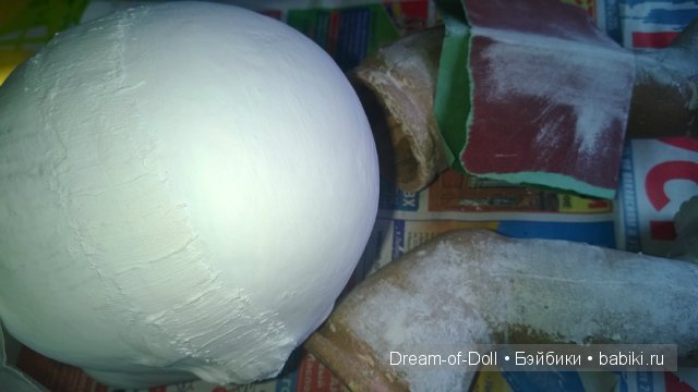 Попытка реставрации куклы из композита. Мастер-класс