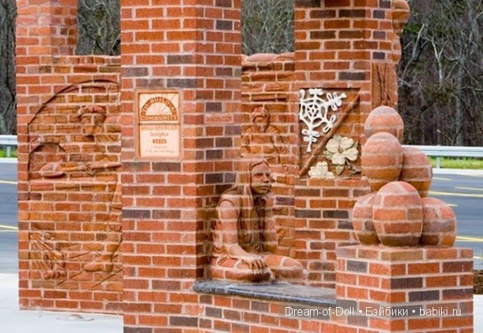 Кирпичные скульптуры Бреда Спенсера (фото 10)