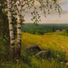 Речка, небо голубое - это все мое родное. Это Родина моя!