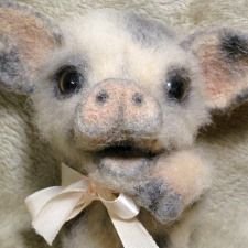 Брошь "Поросёнок"