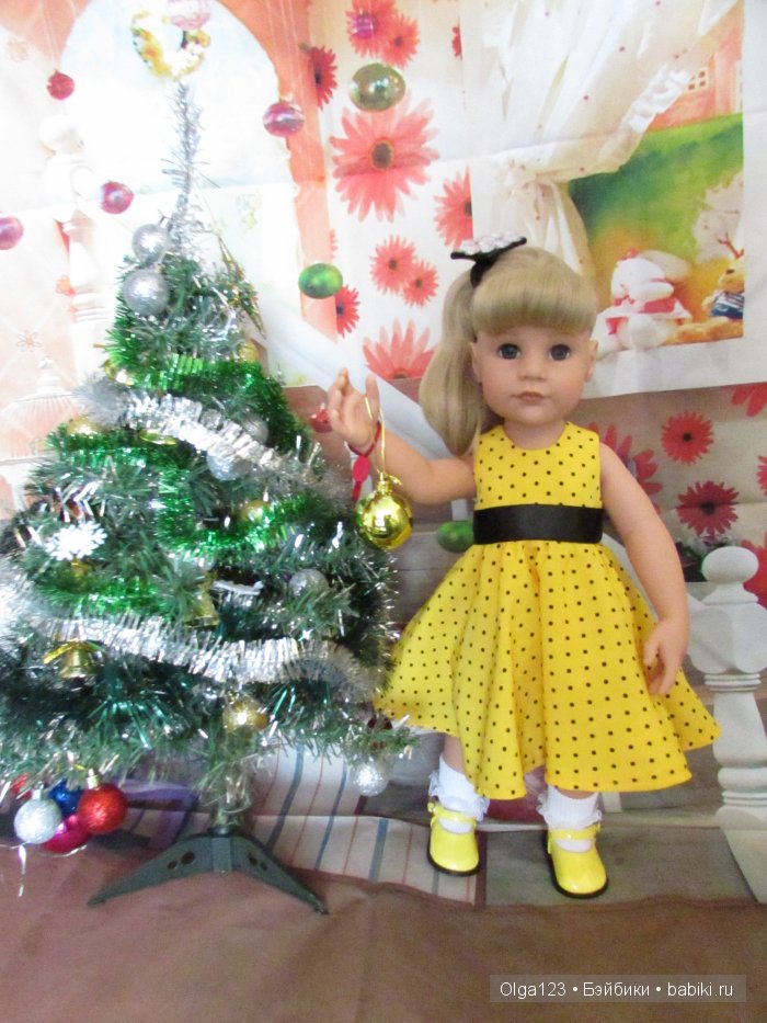 Мои нежные и очень красивые девочки от Gotz поздравляют всех с Новым 2016 Годом