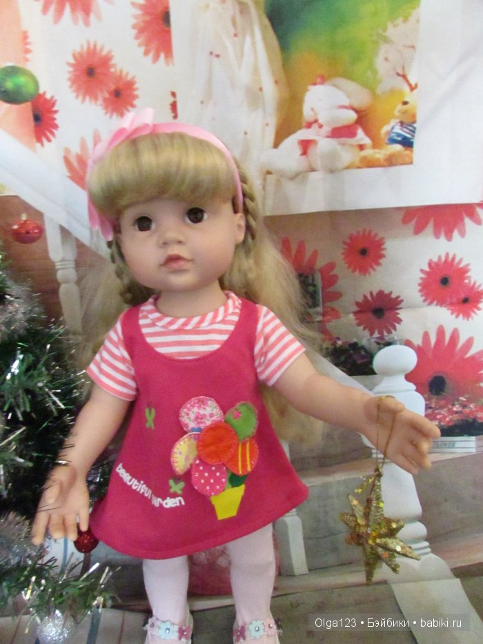 Мои нежные и очень красивые девочки от Gotz поздравляют всех с Новым 2016 Годом