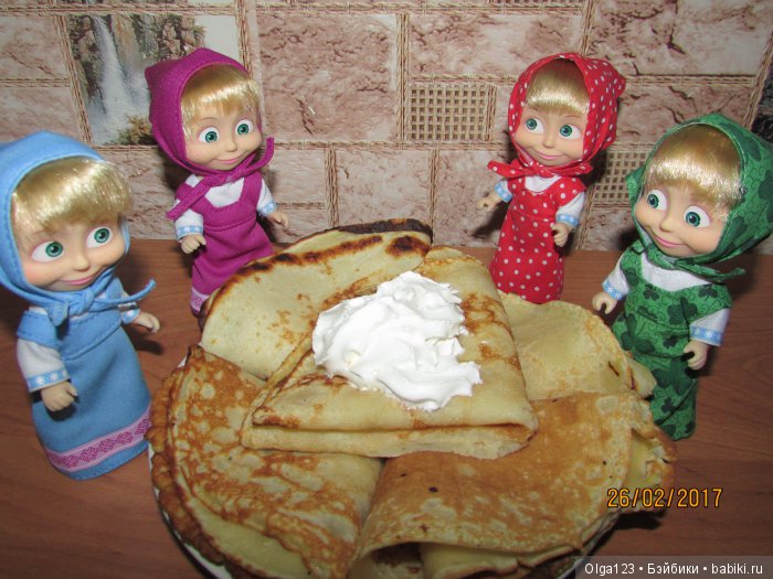 Мои маленькие Машеньки отмечают Масленицу (фото 5)
