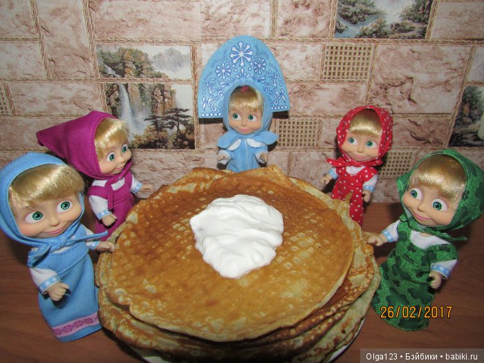 Мои маленькие Машеньки отмечают Масленицу (фото 9)