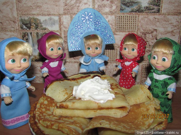 Мои маленькие Машеньки отмечают Масленицу (фото 8)