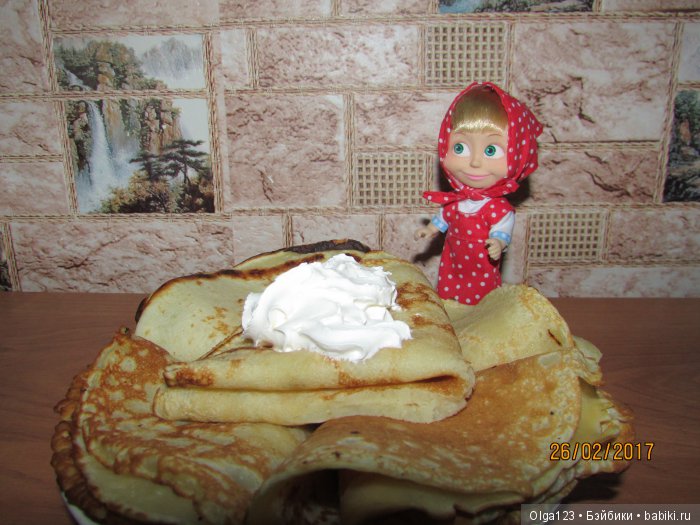 Мои маленькие Машеньки отмечают Масленицу (фото 3)