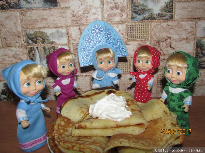 Мои маленькие Машеньки отмечают Масленицу (фото 6)