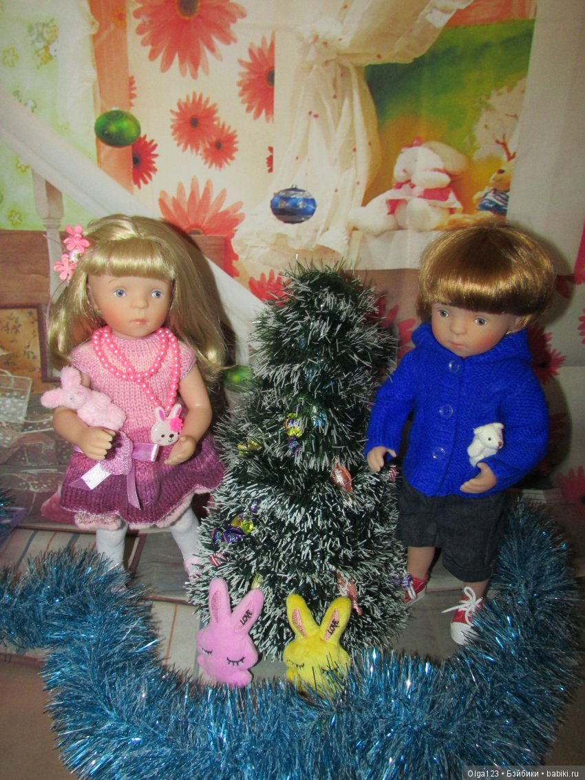 Мои дорогие и любимые Минушки Kathe Kruse от Sylvia Natterer празднуют Крещение Господне