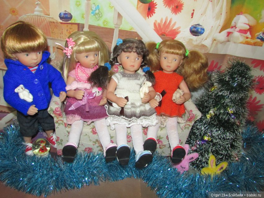 Мои дорогие и любимые Минушки Kathe Kruse от Sylvia Natterer празднуют Крещение Господне (фото 5)