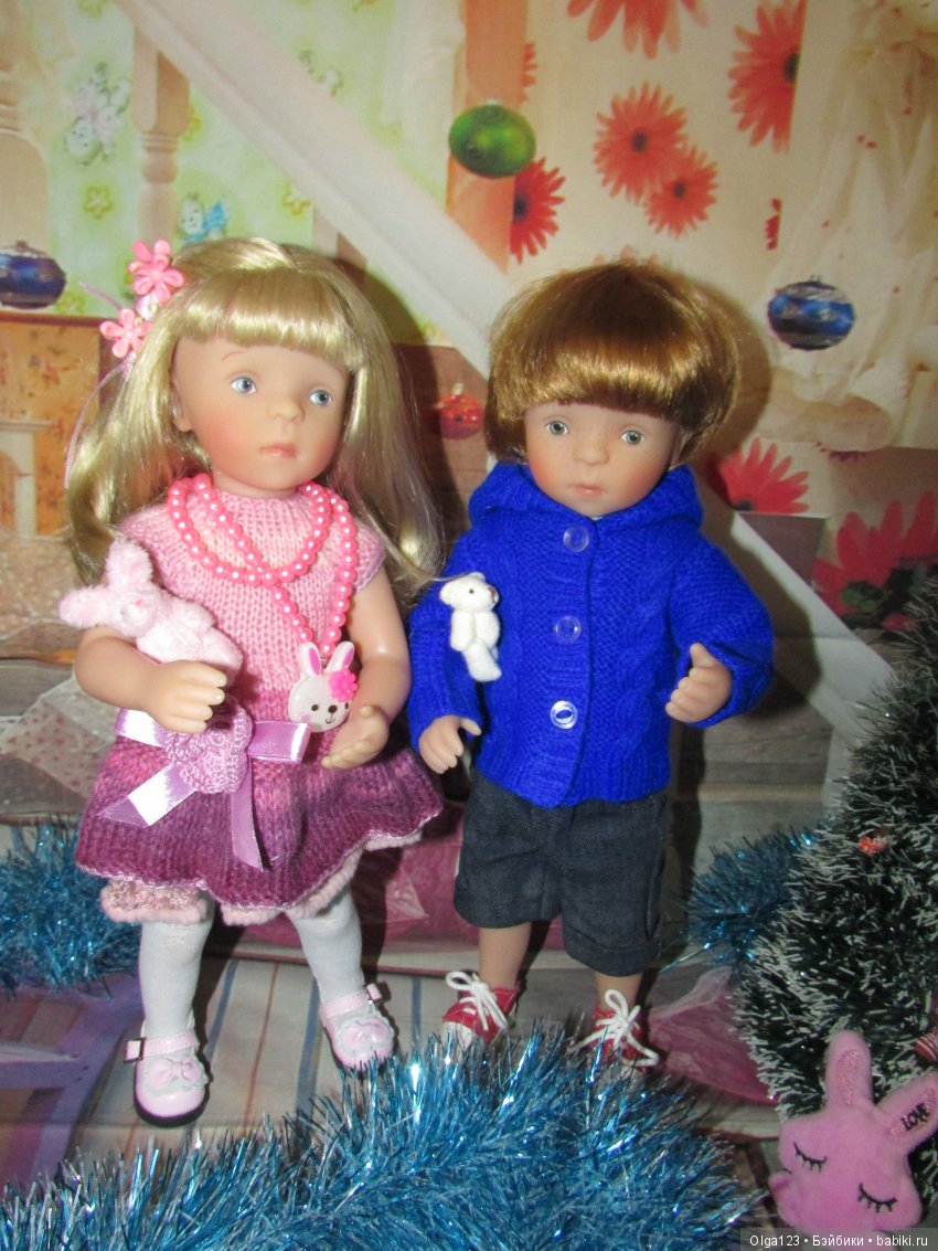 Мои дорогие и любимые Минушки Kathe Kruse от Sylvia Natterer празднуют Крещение Господне