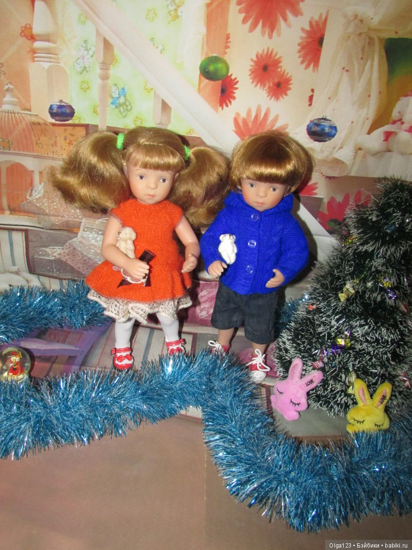 Мои дорогие и любимые Минушки Kathe Kruse от Sylvia Natterer празднуют Крещение Господне (фото 9)