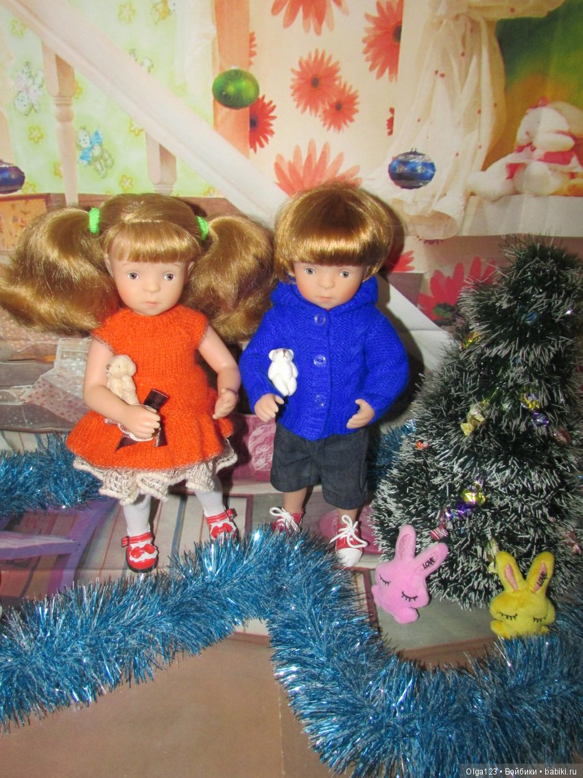 Мои дорогие и любимые Минушки Kathe Kruse от Sylvia Natterer празднуют Крещение Господне (фото 8)