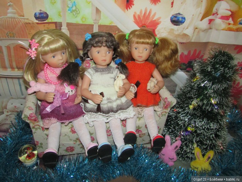 Мои дорогие и любимые Минушки Kathe Kruse от Sylvia Natterer празднуют Крещение Господне (фото 4)