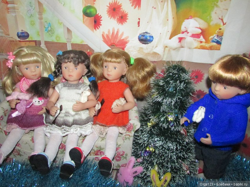 Мои дорогие и любимые Минушки Kathe Kruse от Sylvia Natterer празднуют Крещение Господне (фото 7)