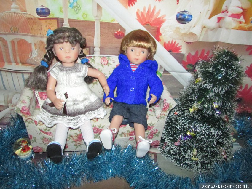 Мои дорогие и любимые Минушки Kathe Kruse от Sylvia Natterer празднуют Крещение Господне