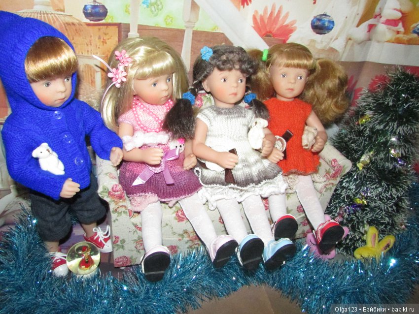 Мои дорогие и любимые Минушки Kathe Kruse от Sylvia Natterer празднуют Крещение Господне (фото 6)