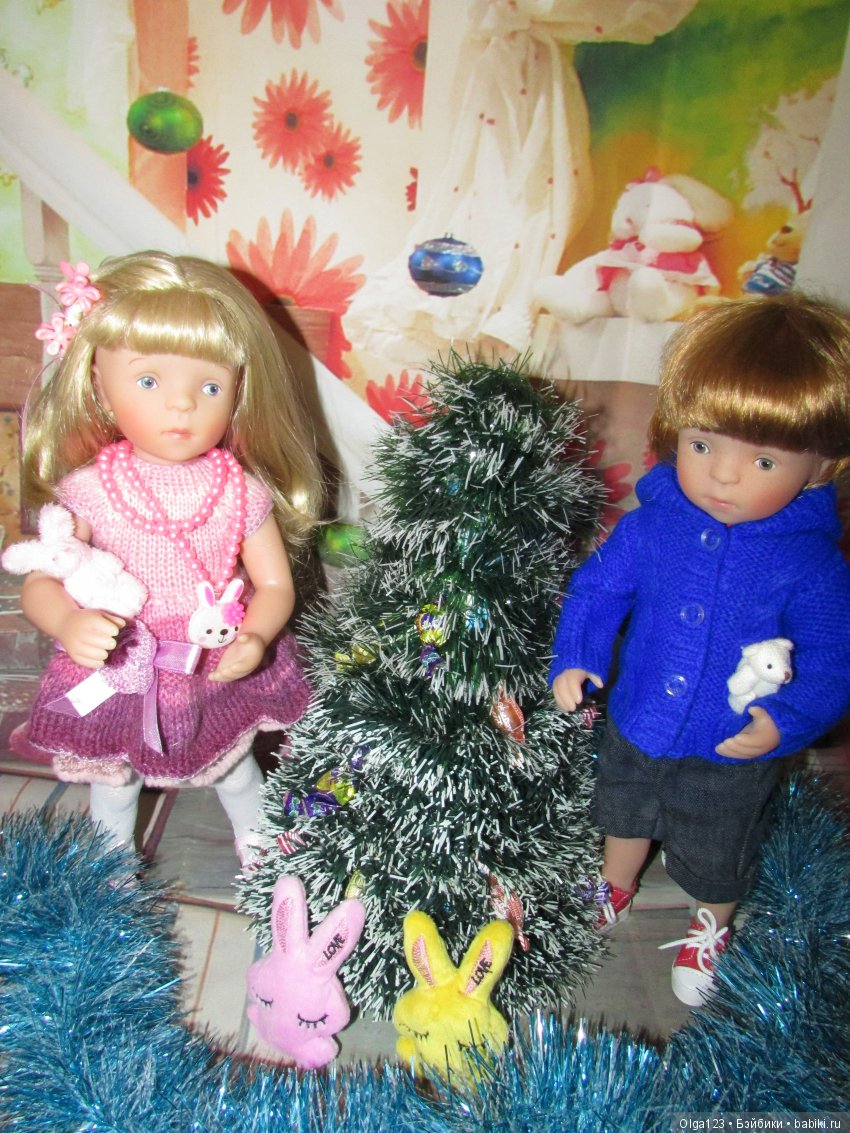 Мои дорогие и любимые Минушки Kathe Kruse от Sylvia Natterer празднуют Крещение Господне