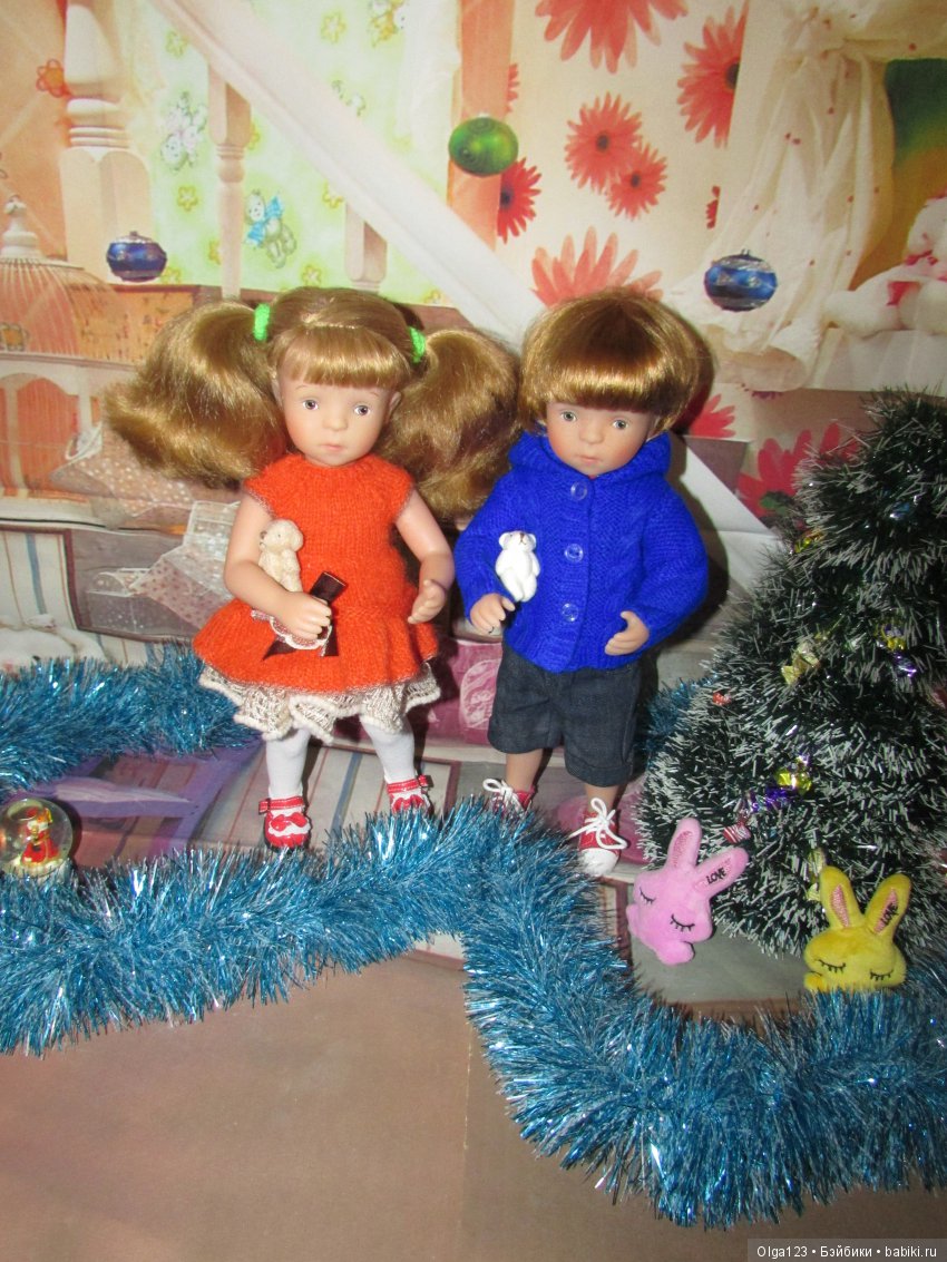 Мои дорогие и любимые Минушки Kathe Kruse от Sylvia Natterer празднуют Крещение Господне (фото 10)